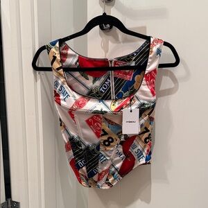 Miaou Colorful Graphic Bodysuit